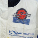 LOUIS VUITTON Multi Logo Jacket Nylon 50 White LV Auth 211435SAM-8