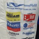 LOUIS VUITTON Multi Logo Jacket Nylon 50 White LV Auth 211435SAM-9