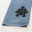 Chrome Hearts Levi's 501 Custom Pants Denim 32 Light Blue Auth 211436SM-13