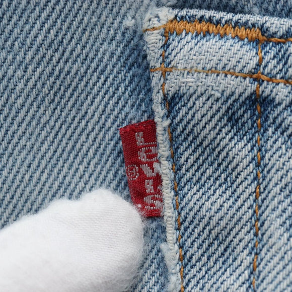 Chrome Hearts Levi's 501 Custom Pants Denim 32 Light Blue Auth 211436SM