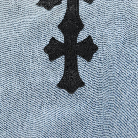 Chrome Hearts Levi's 501 Custom Pants Denim 32 Light Blue Auth 211436SM