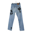 Chrome Hearts Levi's 501 Custom Pants Denim 32 Light Blue Auth 211436SM-2