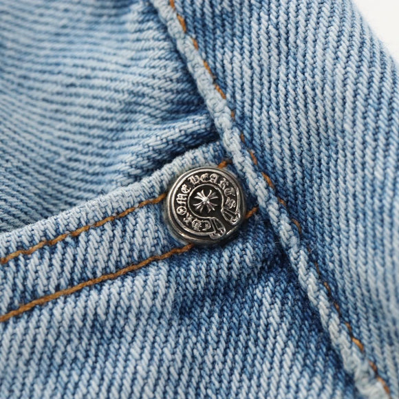 Chrome Hearts Levi's 501 Custom Pants Denim 32 Light Blue Auth 211436SM