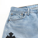 Chrome Hearts Levi's 501 Custom Pants Denim 32 Light Blue Auth 211436SM-3