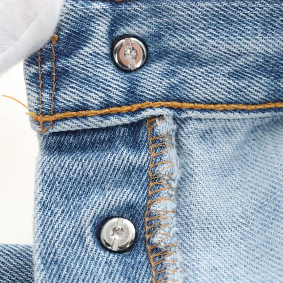 Chrome Hearts Levi's 501 Custom Pants Denim 32 Light Blue Auth 211436SM