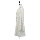 CHANEL Dress Tweed 40 White CC Auth 211437SAM-3