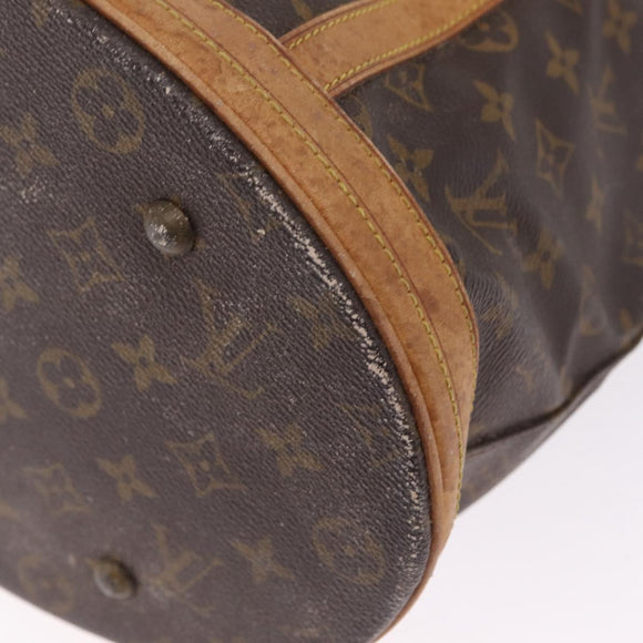 LOUIS VUITTON Monogram Bucket GM Shoulder Bag M42236 LV Auth 211446