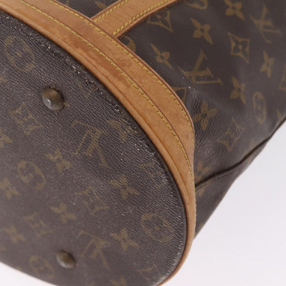 LOUIS VUITTON Monogram Bucket GM Shoulder Bag M42236 LV Auth 211446
