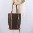 LOUIS VUITTON Monogram Bucket GM Shoulder Bag M42236 LV Auth 211446-22