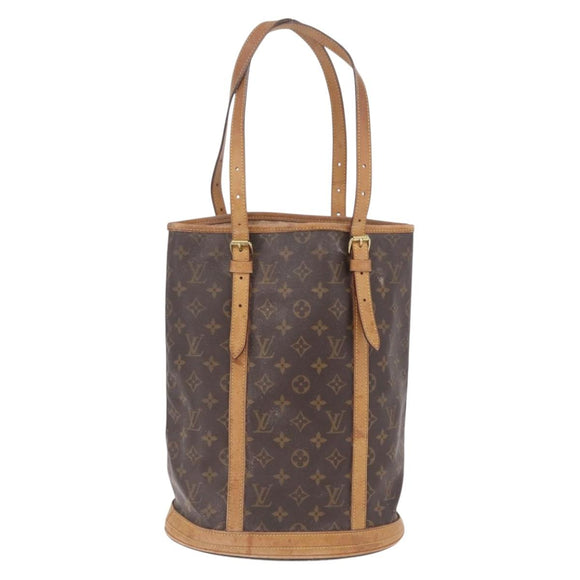 LOUIS VUITTON Monogram Bucket GM Shoulder Bag M42236 LV Auth 211446