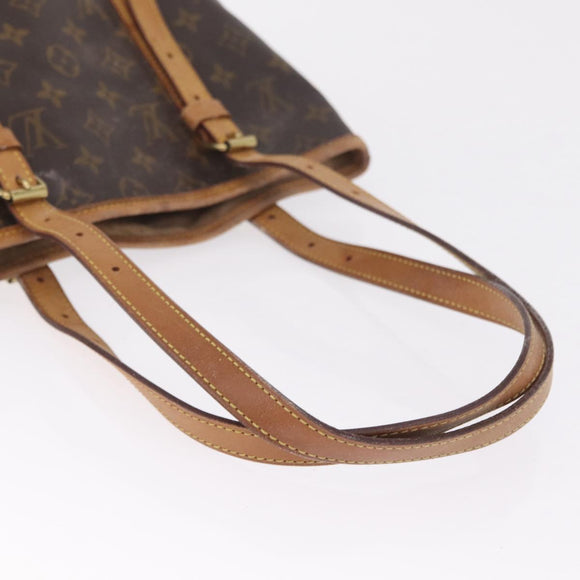 LOUIS VUITTON Monogram Bucket GM Shoulder Bag M42236 LV Auth 211446