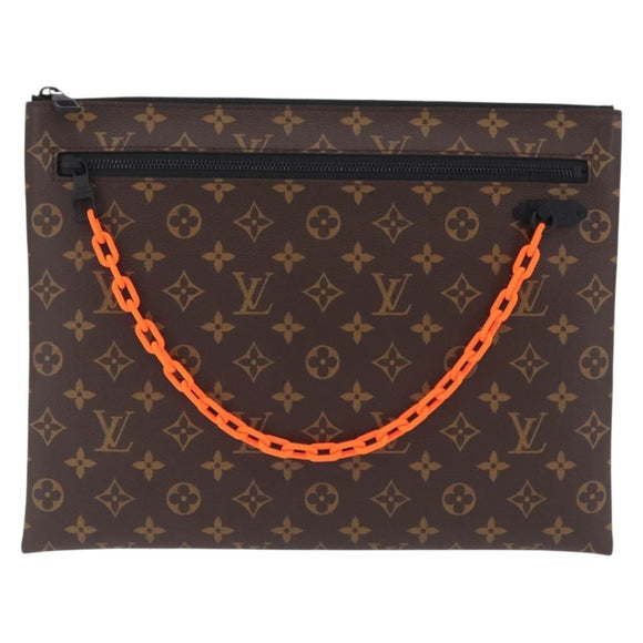 LOUIS VUITTON Monogram Solar Ray Pochette A4 Clutch Bag M44484 LV Auth 211447M