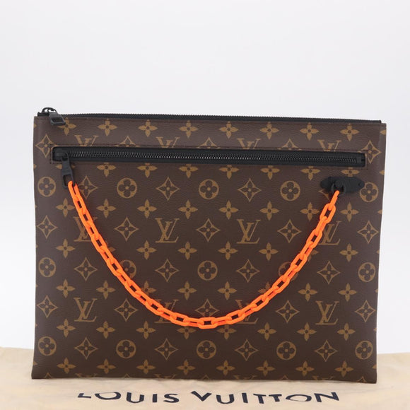 LOUIS VUITTON Monogram Solar Ray Pochette A4 Clutch Bag M44484 LV Auth 211447M