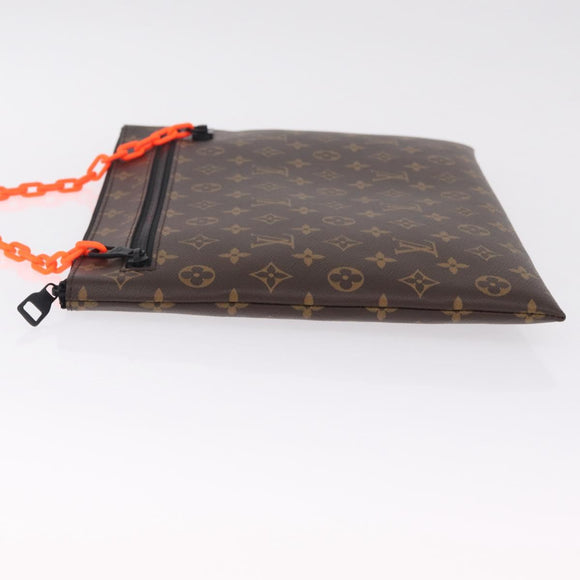 LOUIS VUITTON Monogram Solar Ray Pochette A4 Clutch Bag M44484 LV Auth 211447M