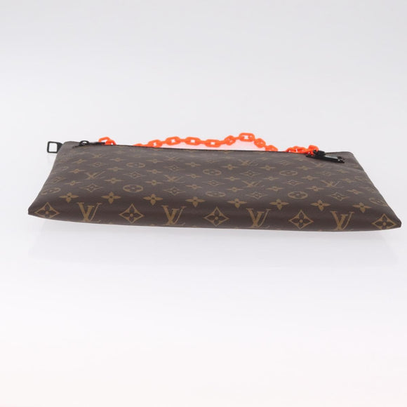 LOUIS VUITTON Monogram Solar Ray Pochette A4 Clutch Bag M44484 LV Auth 211447M