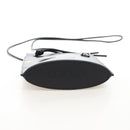 LOEWE Suna Fujita Collaboration Pebble Shoulder Pouch Black Silver Auth 211450SM-12