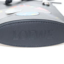 LOEWE Suna Fujita Collaboration Pebble Shoulder Pouch Black Silver Auth 211450SM-13
