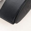 LOEWE Suna Fujita Collaboration Pebble Shoulder Pouch Black Silver Auth 211450SM-14