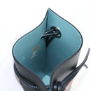 LOEWE Suna Fujita Collaboration Pebble Shoulder Pouch Black Silver Auth 211450SM-25