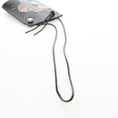 LOEWE Suna Fujita Collaboration Pebble Shoulder Pouch Black Silver Auth 211450SM-7