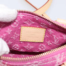 LOUIS VUITTON Monogram Denim Nano Speedy Bag Fusha Pink M27603 Auth 211452SM-19