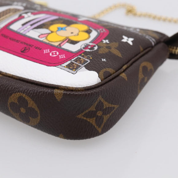 LOUIS VUITTON Vivienne Mini Pochette Accessoires Christmas M68490 Auth 211453M