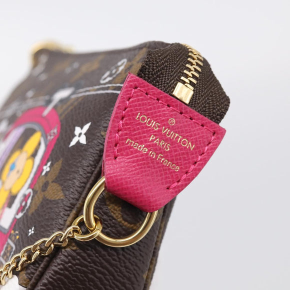 LOUIS VUITTON Vivienne Mini Pochette Accessoires Christmas M68490 Auth 211453M