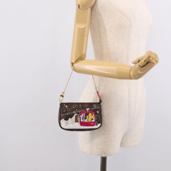 LOUIS VUITTON Vivienne Mini Pochette Accessoires Christmas M68490 Auth 211453M