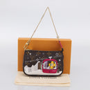 LOUIS VUITTON Vivienne Mini Pochette Accessoires Christmas M68490 Auth 211453M-22