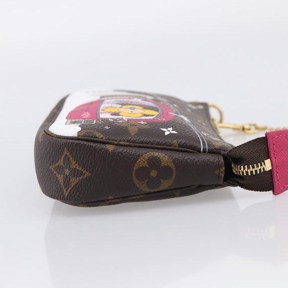 LOUIS VUITTON Vivienne Mini Pochette Accessoires Christmas M68490 Auth 211453M