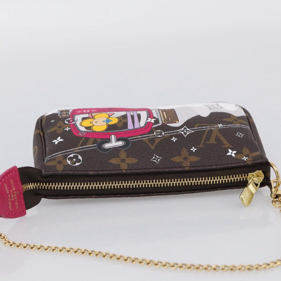 LOUIS VUITTON Vivienne Mini Pochette Accessoires Christmas M68490 Auth 211453M