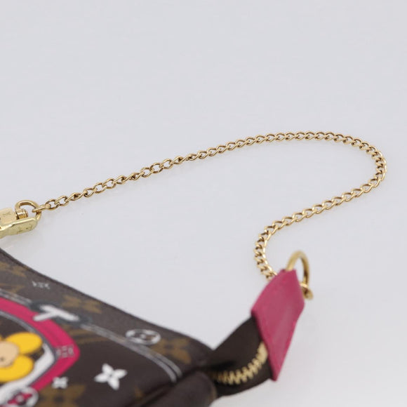 LOUIS VUITTON Vivienne Mini Pochette Accessoires Christmas M68490 Auth 211453M