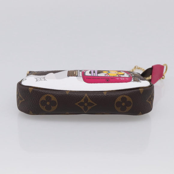 LOUIS VUITTON Vivienne Mini Pochette Accessoires Christmas M68490 Auth 211453M