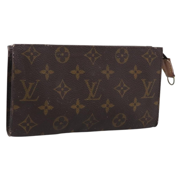LOUIS VUITTON Monogram Bucket GM Accessory Pouch LV Auth 211454