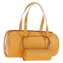 LOUIS VUITTON Epi Soufflot Hand Bag Yellow M52229 LV Auth 211462V-1