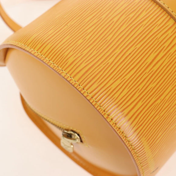 LOUIS VUITTON Epi Soufflot Hand Bag Yellow M52229 LV Auth 211462V