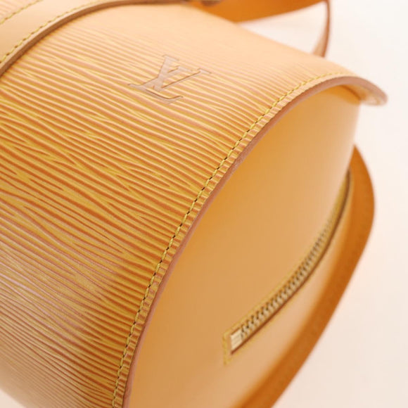LOUIS VUITTON Epi Soufflot Hand Bag Yellow M52229 LV Auth 211462V