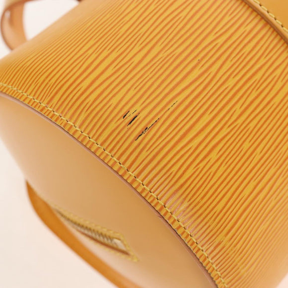 LOUIS VUITTON Epi Soufflot Hand Bag Yellow M52229 LV Auth 211462V
