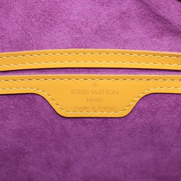 LOUIS VUITTON Epi Soufflot Hand Bag Yellow M52229 LV Auth 211462V