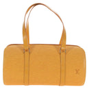 LOUIS VUITTON Epi Soufflot Hand Bag Yellow M52229 LV Auth 211462V-2