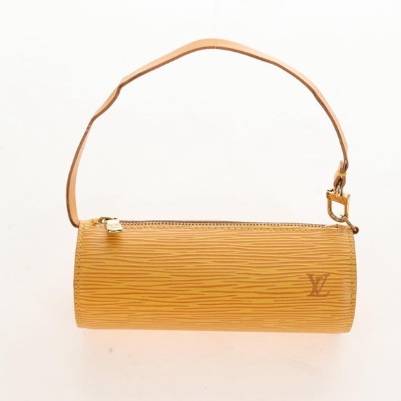 LOUIS VUITTON Epi Soufflot Hand Bag Yellow M52229 LV Auth 211462V