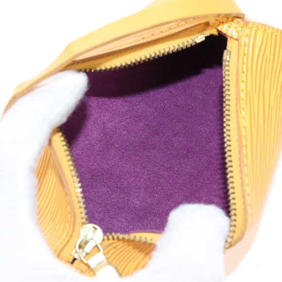 LOUIS VUITTON Epi Soufflot Hand Bag Yellow M52229 LV Auth 211462V