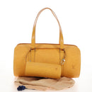 LOUIS VUITTON Epi Soufflot Hand Bag Yellow M52229 LV Auth 211462V-29