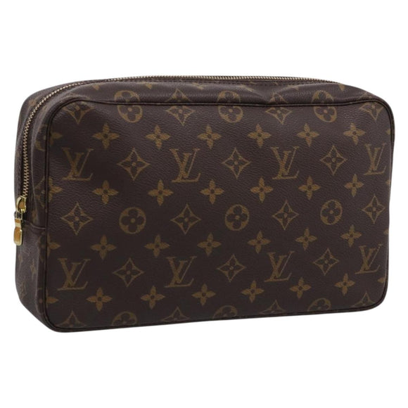 LOUIS VUITTON Monogram Trousse Toilette 28 Clutch Bag M47522 LV Auth 211466A