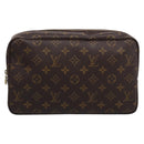 LOUIS VUITTON Monogram Trousse Toilette 28 Clutch Bag M47522 LV Auth 211466A-2