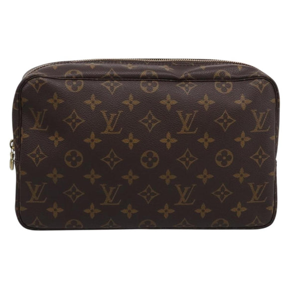 LOUIS VUITTON Monogram Trousse Toilette 28 Clutch Bag M47522 LV Auth 211466A