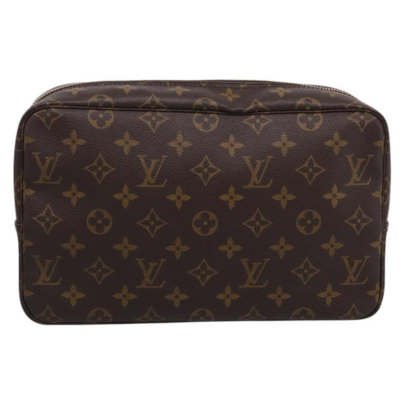 LOUIS VUITTON Monogram Trousse Toilette 28 Clutch Bag M47522 LV Auth 211466A