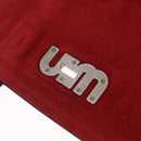 Miu Miu Shoulder Bag Leather Red Silver Auth 211468V-18