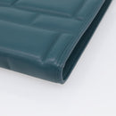 Bottega Veneta Clutch Bag Leather Green Auth 211469V-10