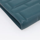 Bottega Veneta Clutch Bag Leather Green Auth 211469V-11